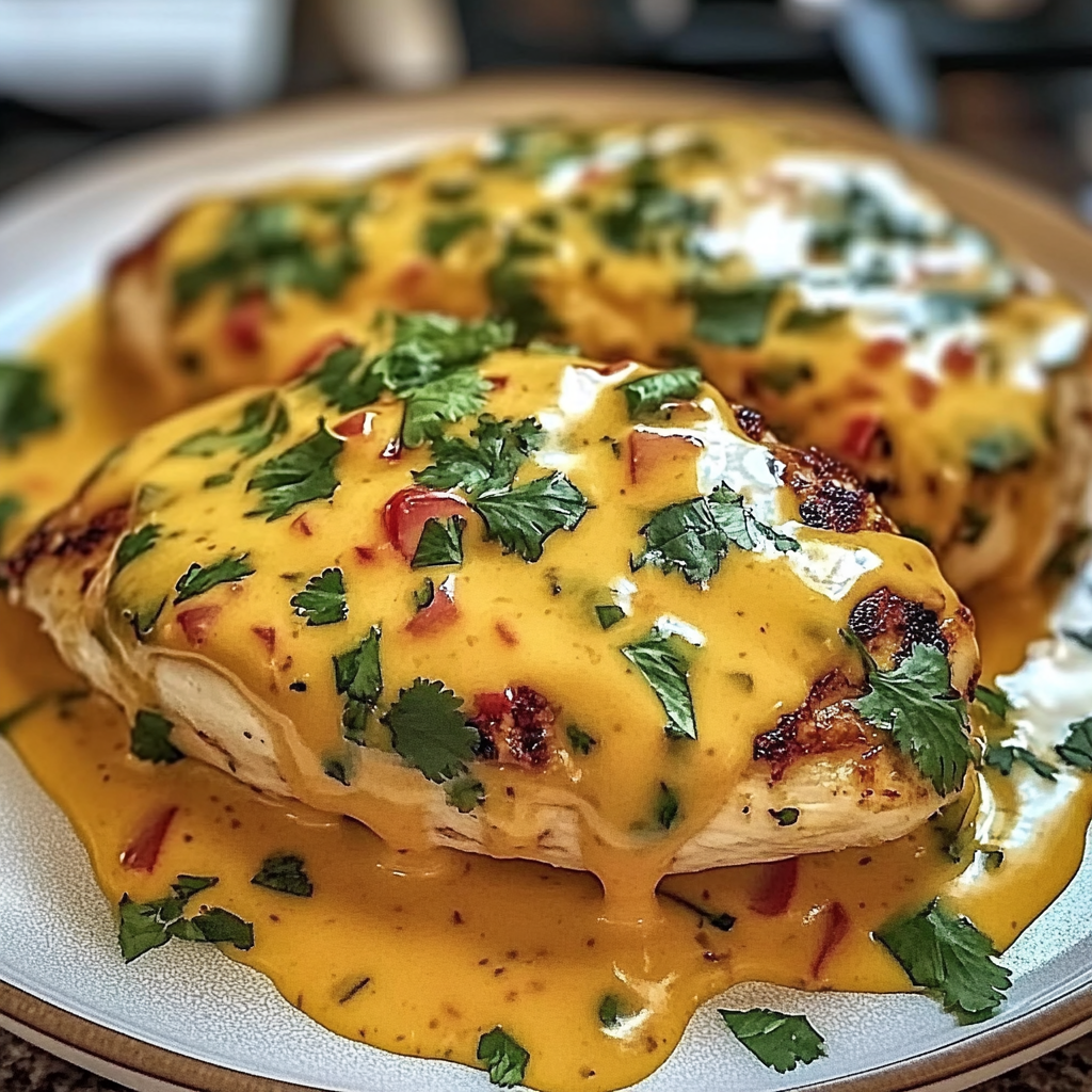 Recipe preparation for Mexican Chicken Cheese Sauce