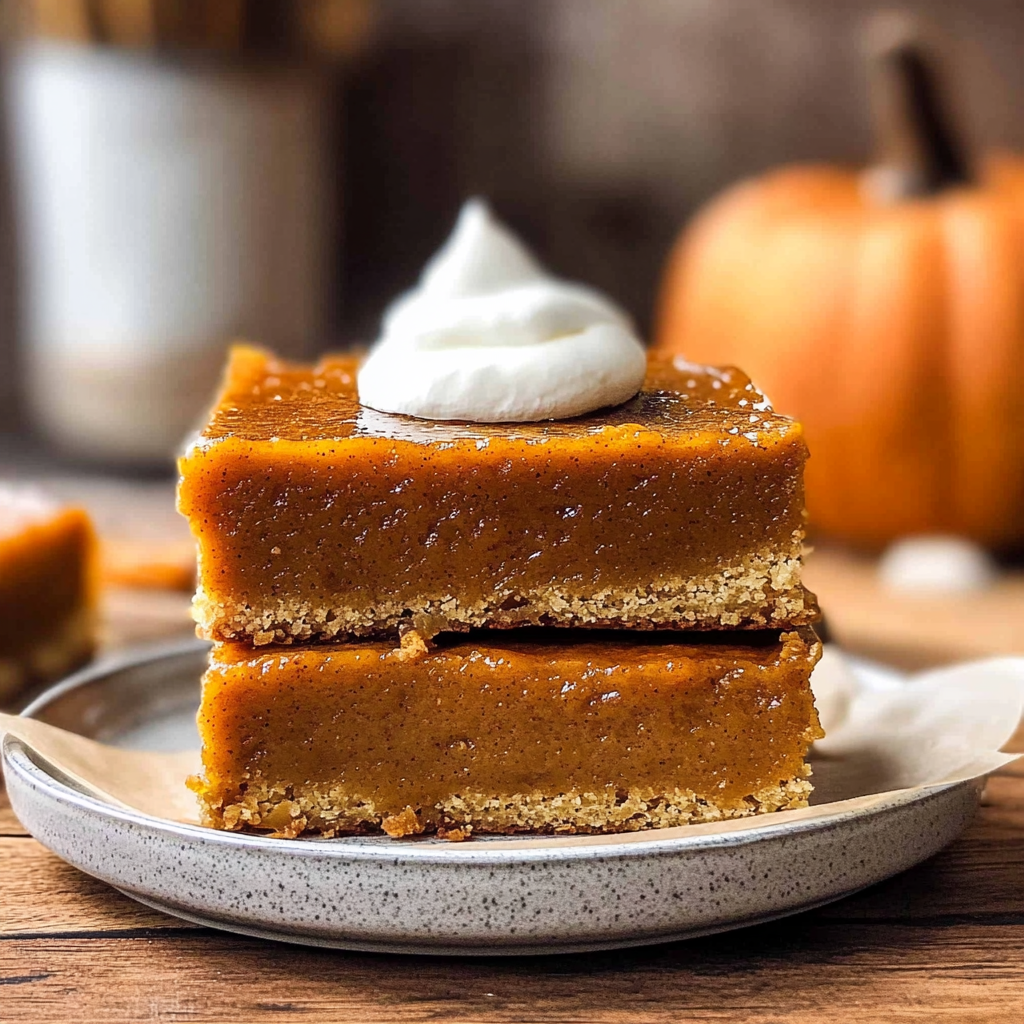 Recipe preparation for pumpkin bars