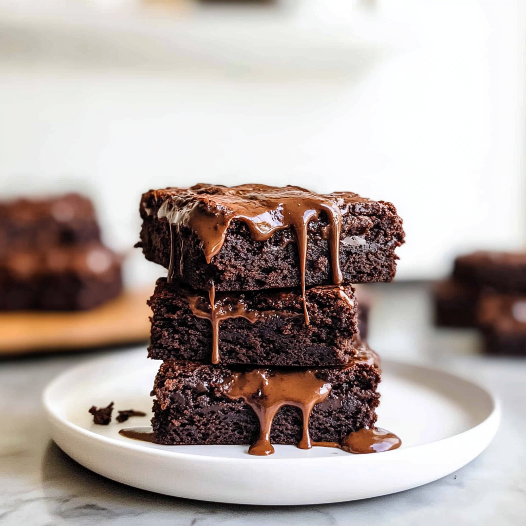 Recipe preparation for flourless Pumpkin Brownies