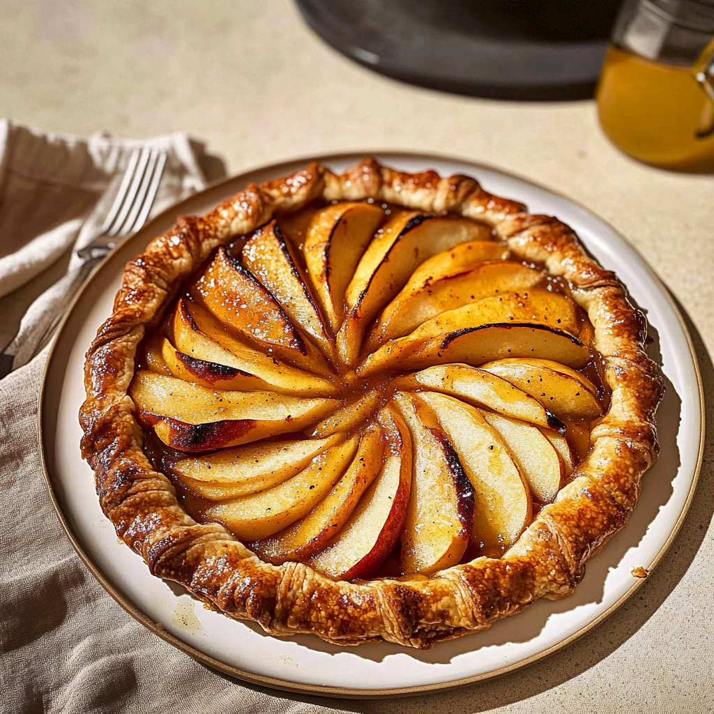 Recipe preparation for Rustic Apple Galette