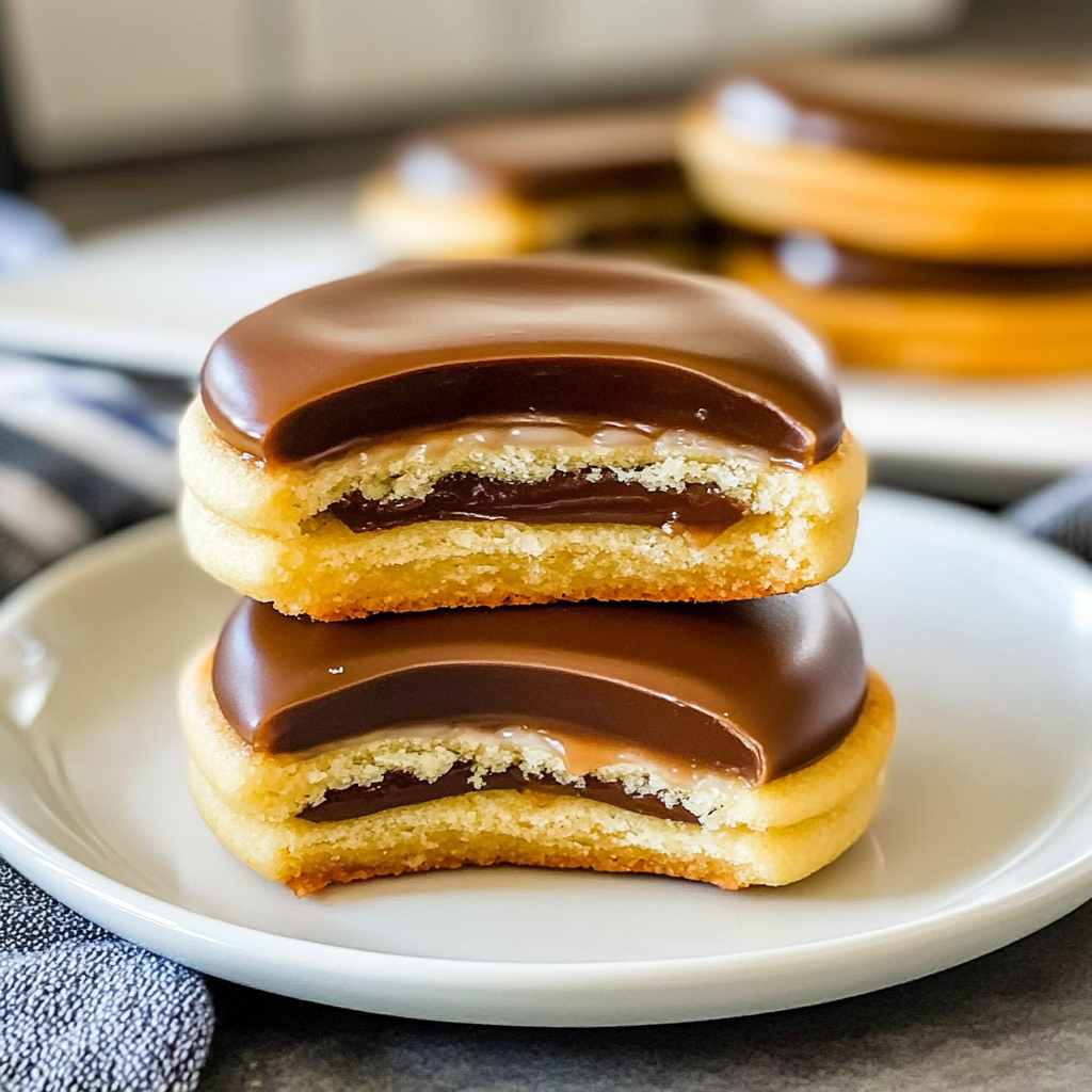 Recipe preparation for Twix-Style Cookies