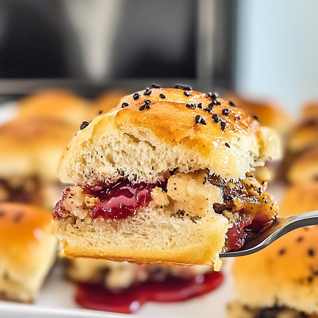 Recipe preparation for Thanksgiving Sliders