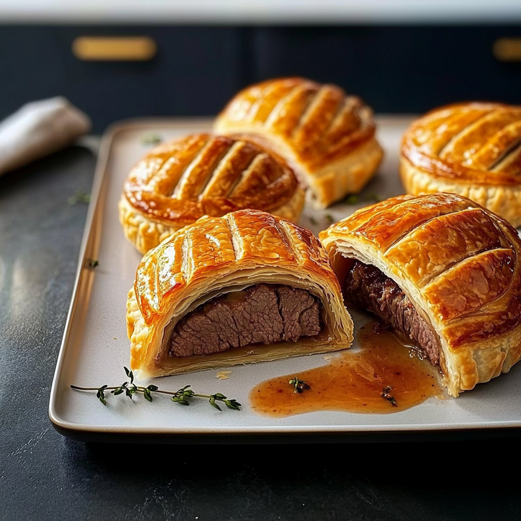 Recipe preparation for Mini Individual Beef Wellingtons