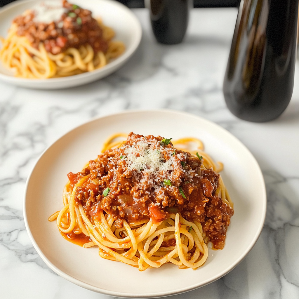 Recipe preparation for Turkey Bolognese