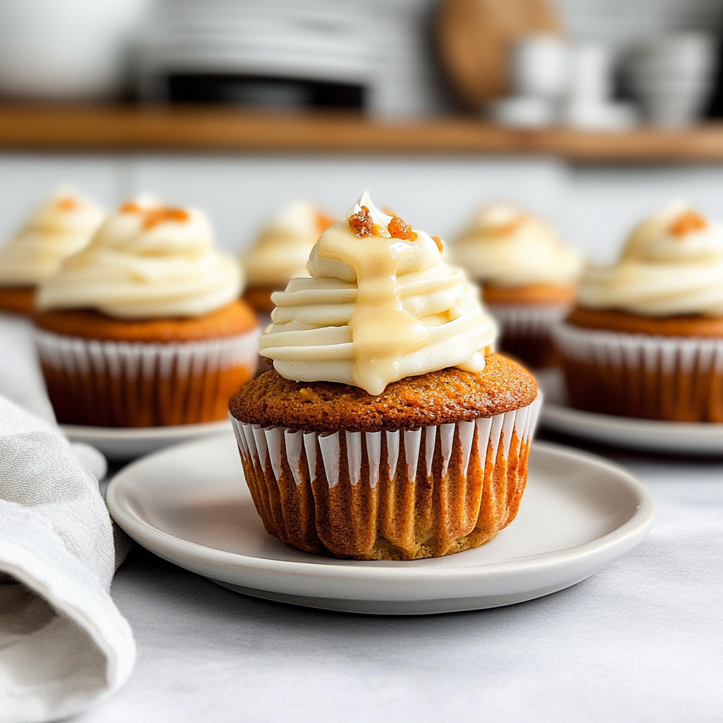 Recipe preparation for Carrot Cake Cupcakes