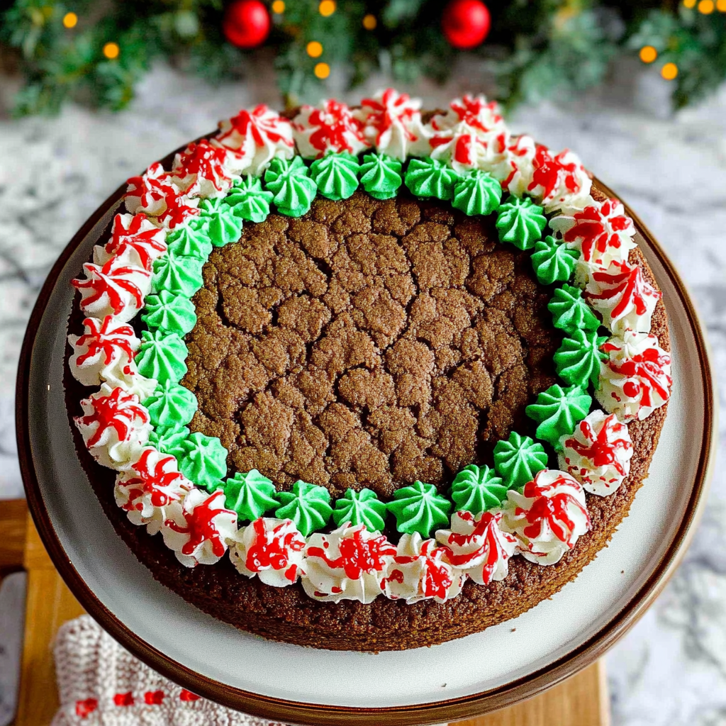 Recipe preparation for Christmas Cookie Cake