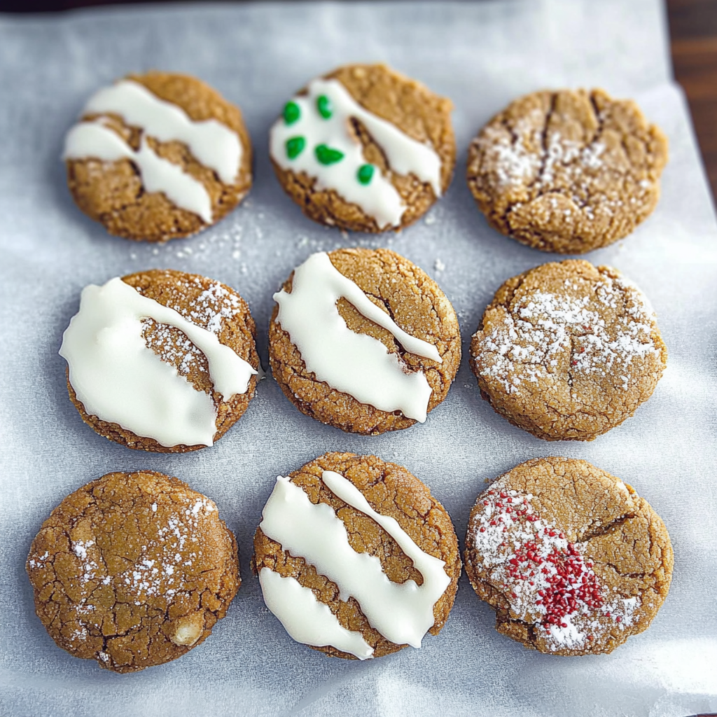 Recipe preparation for White Chocolate Dipped Ginger Snaps