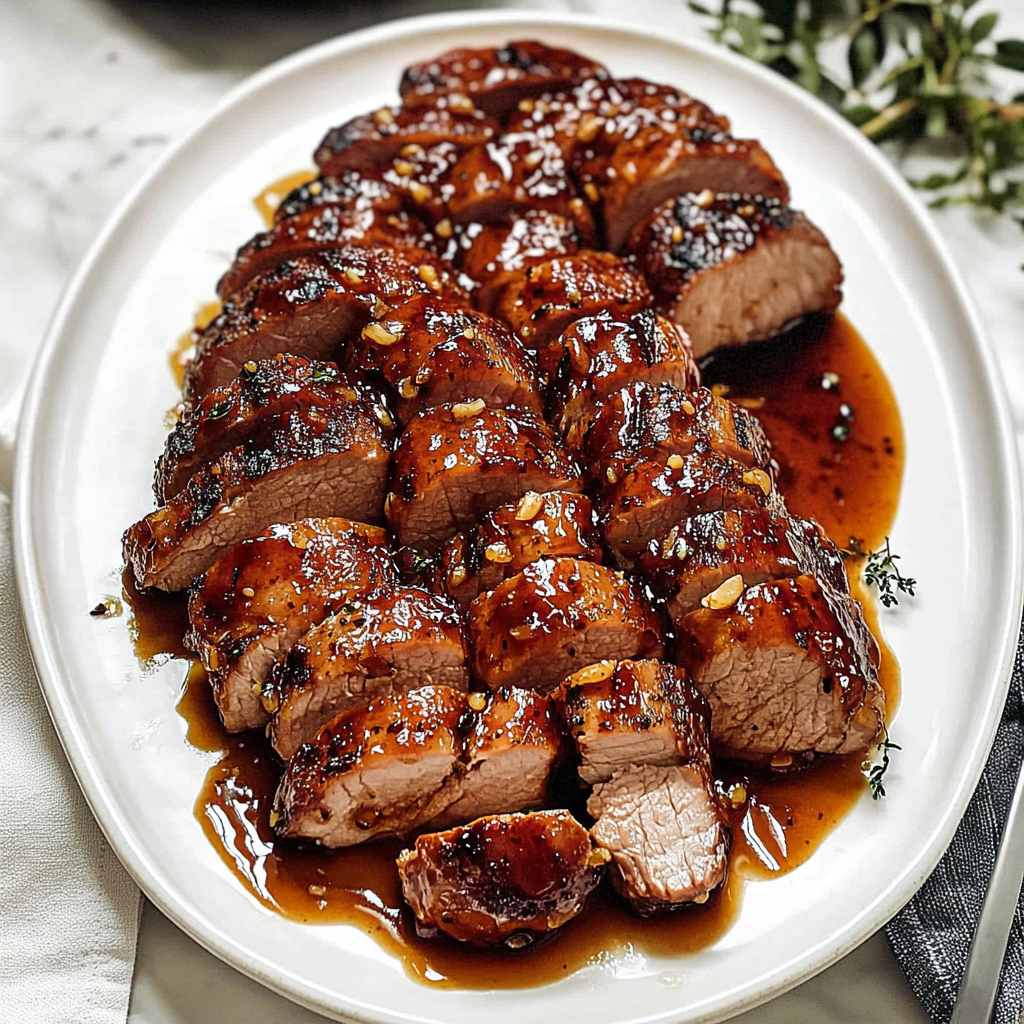 Recipe preparation for Honey Garlic Pork
